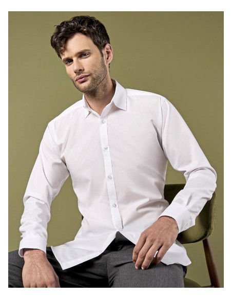 KUS-KK192-Mens Slim Fit Business Shirt Long Sleeve 2
